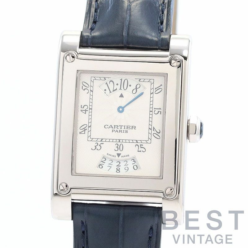 中古】CARTIER TANK A VIS LARGE MODEL TIME & CALENDAR CPCP