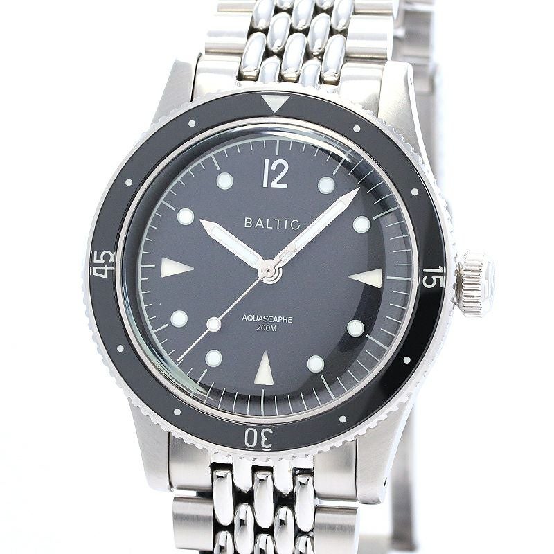 中古】BALTIC AQUASCAPHE CLASSIC BLACK SILVER バルチック アクア