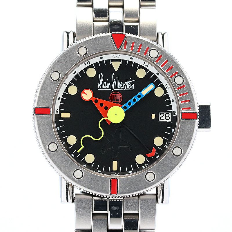 中古】ALAIN SILBERSTEIN MARINE GMT アラン・シルベスタイン マリーン