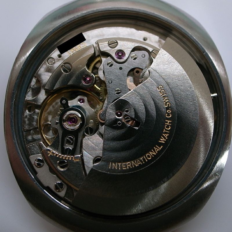 中古】IWC VINTAGE ONE PIECE OVAL CASE WATCH DATE アイ・ダブリュー
