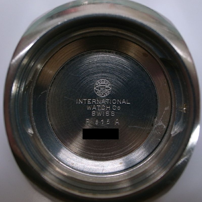 中古】IWC VINTAGE ONE PIECE OVAL CASE WATCH DATE アイ・ダブリュー