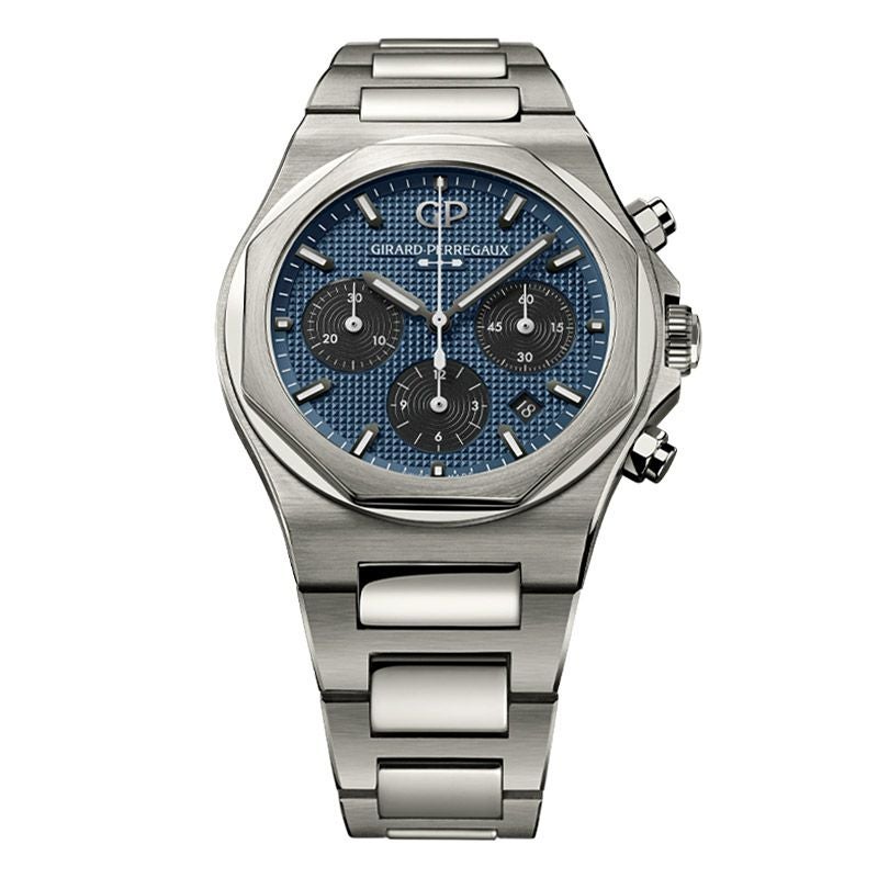 GIRARD-PERREGAUX LAUREATO CHRONOGRAPH AIIRO JAPAN LIMITED EDITION ジラール・ベルゴ ロレアート クロノグラフ 藍色 ジャパン リミテッドエディション 81020-21-3311-1GM