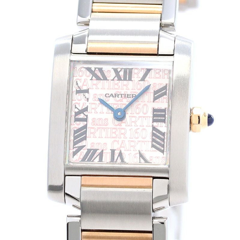 中古】CARTIER TANK FRANCAISE SMALL MODEL 160TH ANNIVERSARY 2007