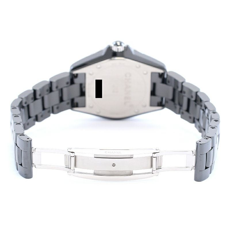 中古】CHANEL J12 シャネル J12 38MM ブラックセラミック ダイヤモンド