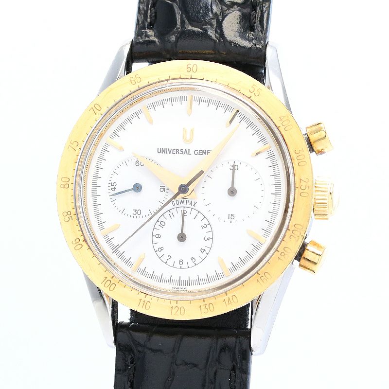 中古】UNIVERSAL GENEVE COMPAX ユニバーサル・ジュネーブ コンパック