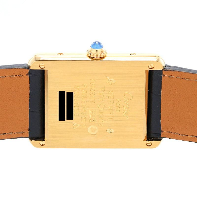 中古】CARTIER MUST TANK LARGE MODEL VERMEIL カルティエ マスト