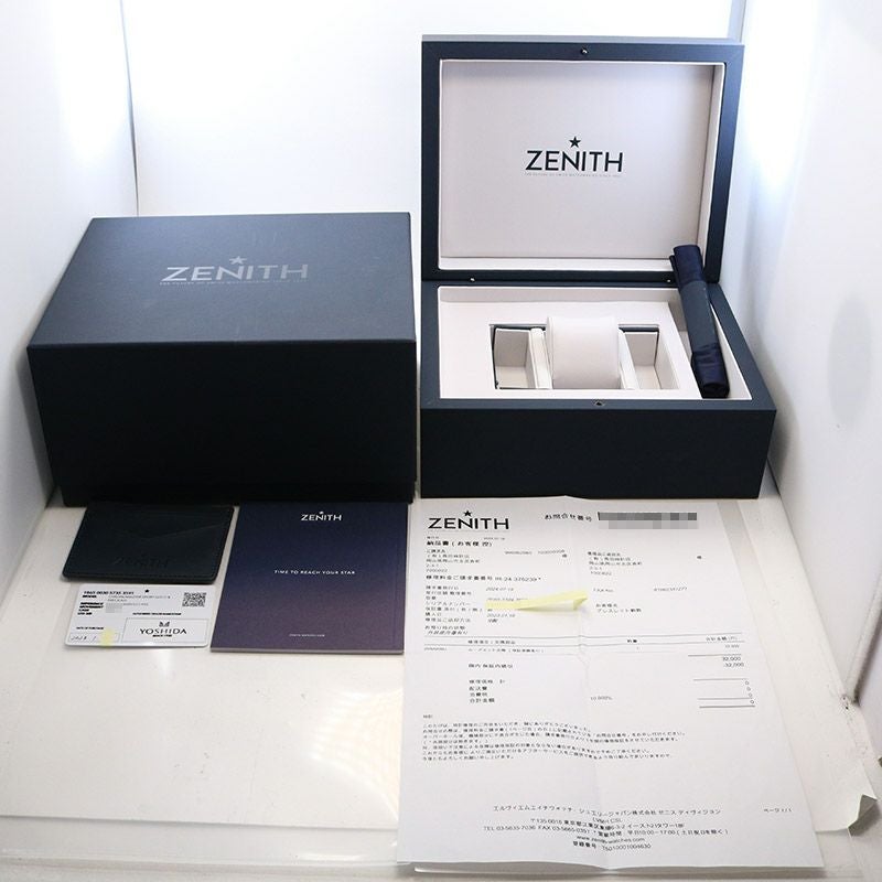 【中古】ZENITH <br>CHRONOMASTER SPORT YOSHIDA SPECIAL EDITION <br>ゼニス <br>クロノマスター スポーツ ヨシダ スペシャル エディション <br>65.3104.3600/52.C920