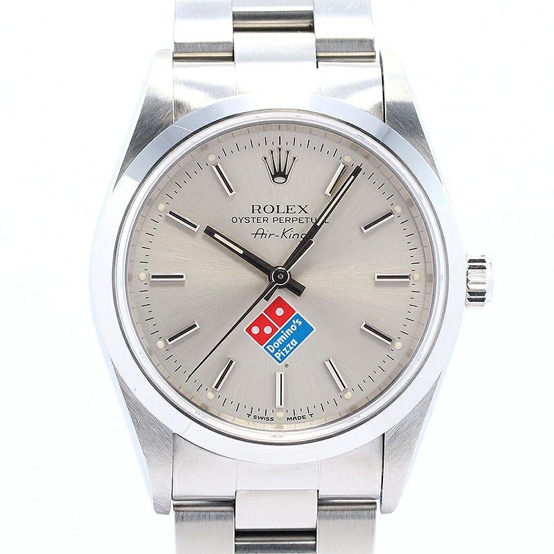 【中古】ROLEX OYSTER PERPETUAL AIR-KING DIMINO'S PIZZA ロレックス オイスターパーペチュアル エアキング ドミノ・ピザ 14000