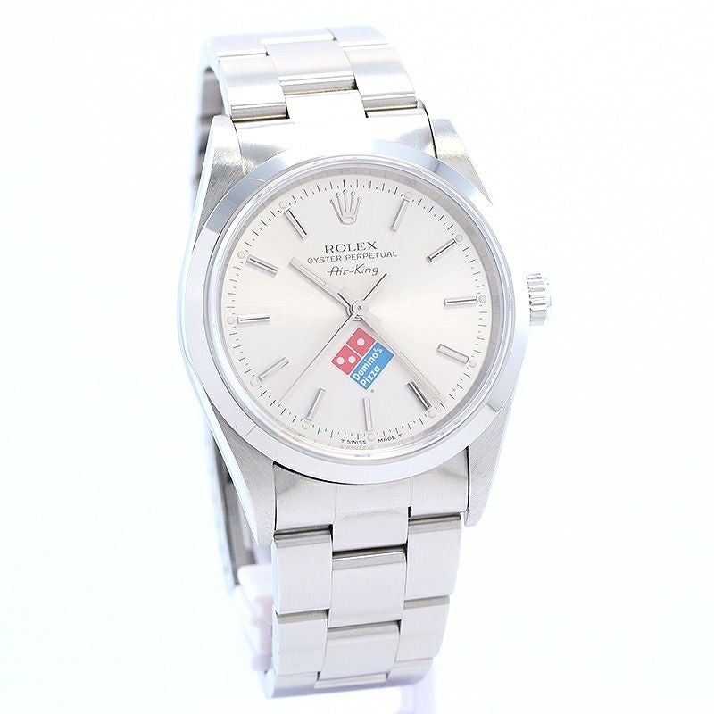 【中古】ROLEX OYSTER PERPETUAL AIR-KING DIMINO'S PIZZA ロレックス オイスターパーペチュアル エアキング ドミノ・ピザ 14000