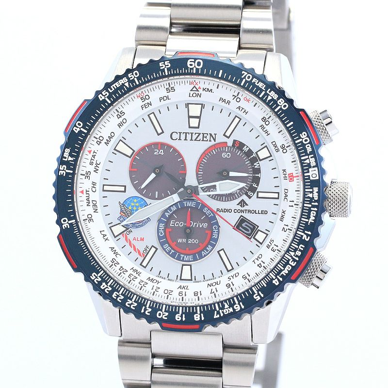 【未使用品】CITIZEN　プロマスター　エコドライブ　E660　ソーラー　時計 中古】CITIZEN PROMASTER ECO-DRIVE E660 BLUE IMPULSE EDITION