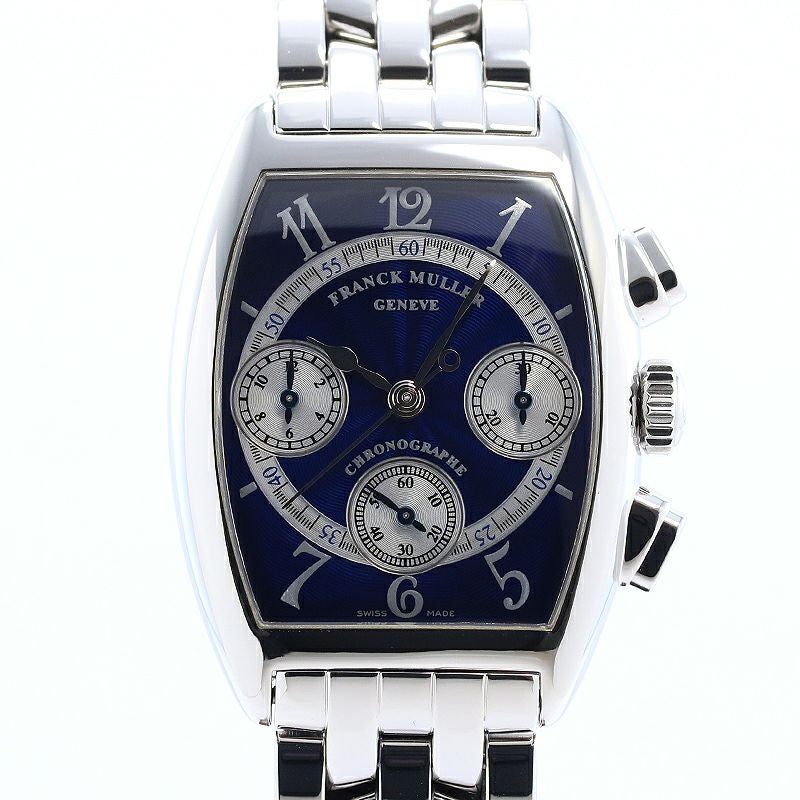 【中古】FRANCK MULLER CINTREE CURVEX CHRONOGRAPH フランク・ミュラー トノウ・カーベックス クロノグラフ 7502CC