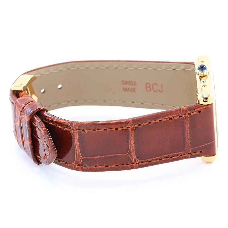 中古】CARTIER MUST TANK LARGE MODEL VERMEIL カルティエ マスト