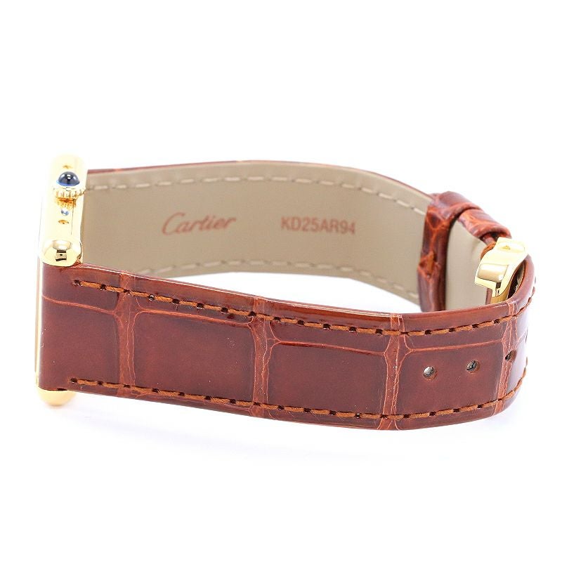 Cartier(カルティエ) Must Tank / マストタンク ヴェルメイユ 中古】CARTIER MUST TANK LARGE MODEL VERMEIL カルティエ マスト