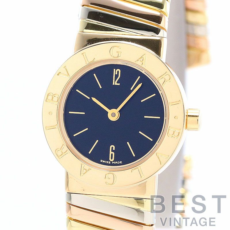 中古】BVLGARI BVLGARI BVLGARI TUBOGAS THREE COLOR GOLD ブルガリ