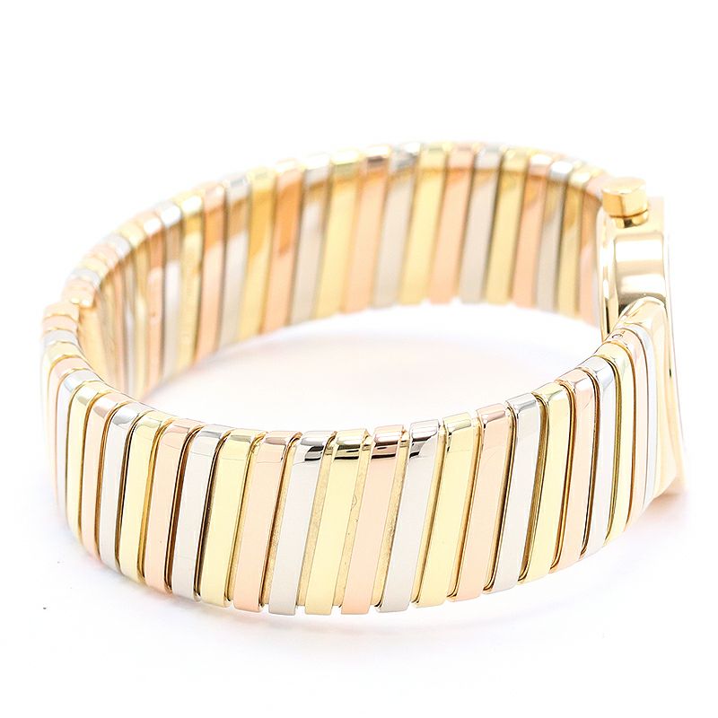 中古】BVLGARI BVLGARI BVLGARI TUBOGAS THREE COLOR GOLD ブルガリ