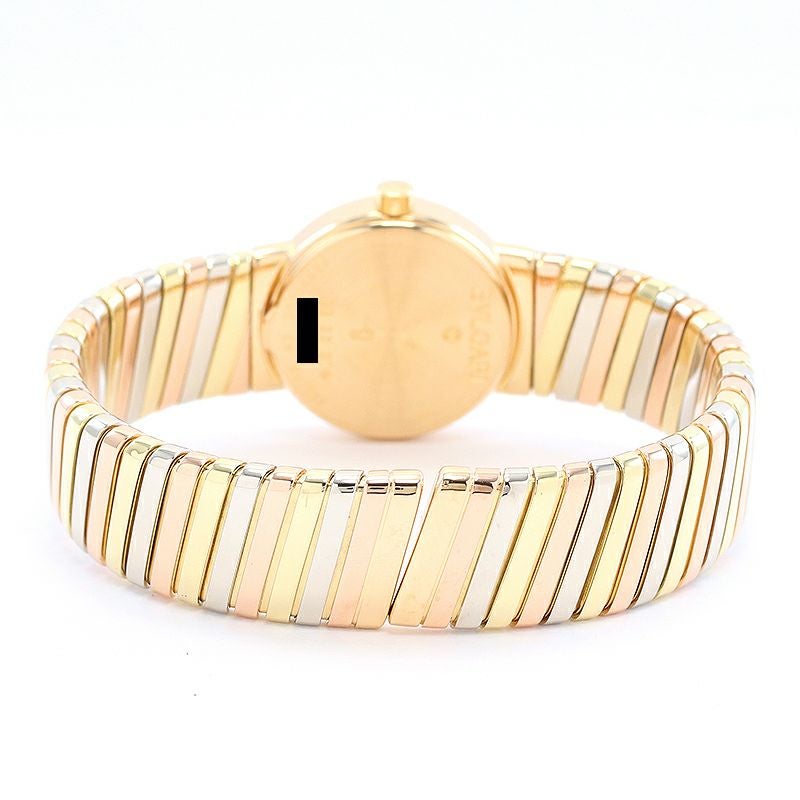 中古】BVLGARI BVLGARI BVLGARI TUBOGAS THREE COLOR GOLD ブルガリ