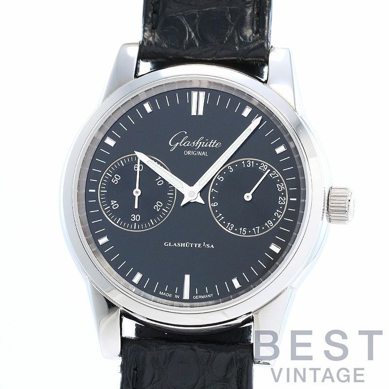 【中古】GLASHUTTE ORIGINAL SENATOR HAND-DATE グラスヒュッテ・オリジナル セネタ ハンドデイト 1-39-58-01-02-04