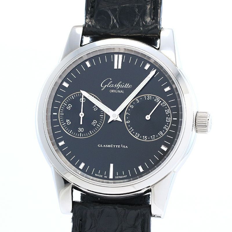 【中古】GLASHUTTE ORIGINAL SENATOR HAND-DATE グラスヒュッテ・オリジナル セネタ ハンドデイト 1-39-58-01-02-04