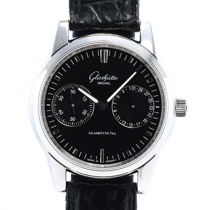 【中古】GLASHUTTE ORIGINAL SENATOR HAND-DATE グラスヒュッテ・オリジナル セネタ ハンドデイト 1-39-58-01-02-04