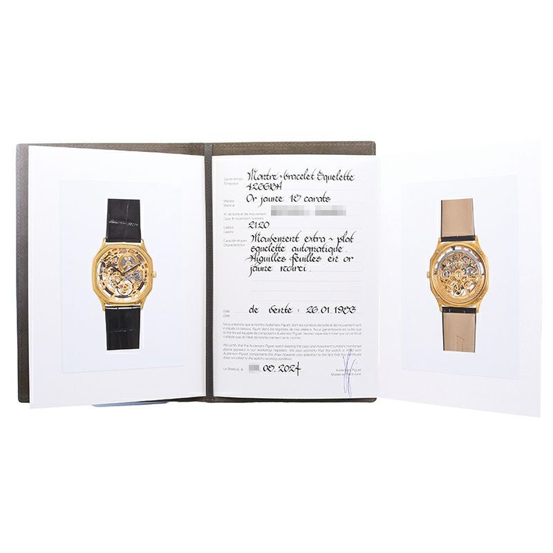 【中古】AUDEMARS PIGUET CLASSICAL SKELETON AUTOMATIC オーデマ・ピゲ クラシカル スケルトン オートマチック 4266BA