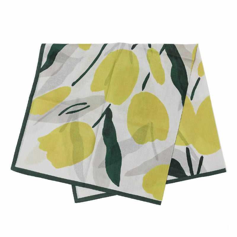 Sarahbel Cotton scarf サラベル コットンスカーフ SAB-cotton-scarf-tulips