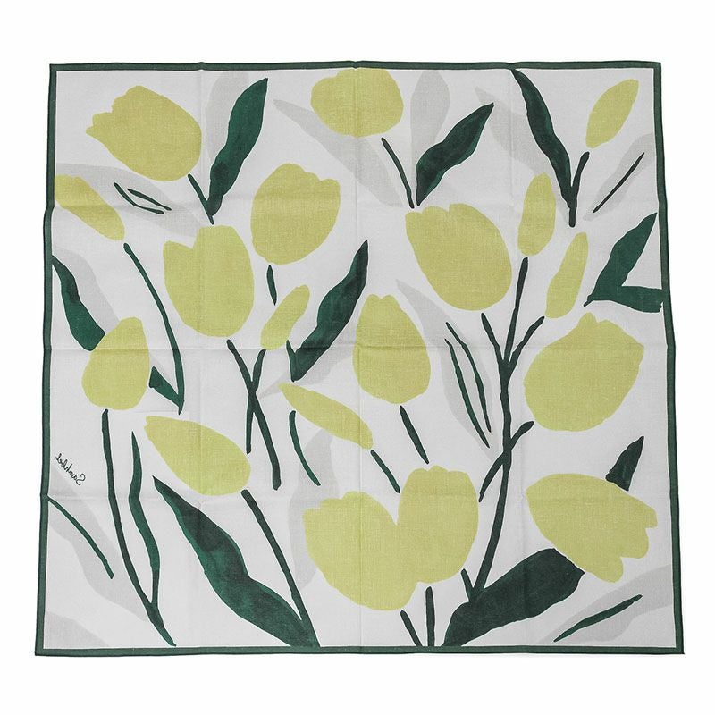 Sarahbel Cotton scarf サラベル コットンスカーフ SAB-cotton-scarf-tulips