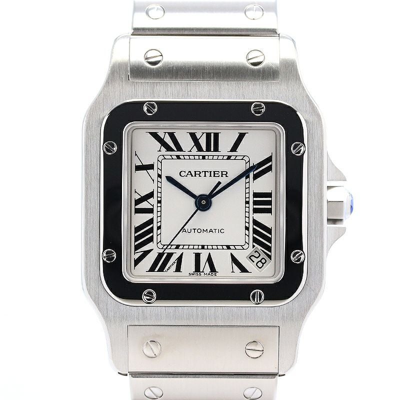 カルティエ Cartier サントスガルベSM ヴィンテージ W20017D6 レディース 腕時計 アイボリー クォーツ ウォッチ Santos Galbee VLP 90254220 カルティエ Santos Galbee サントスガルベ SM [クォーツ cal.157