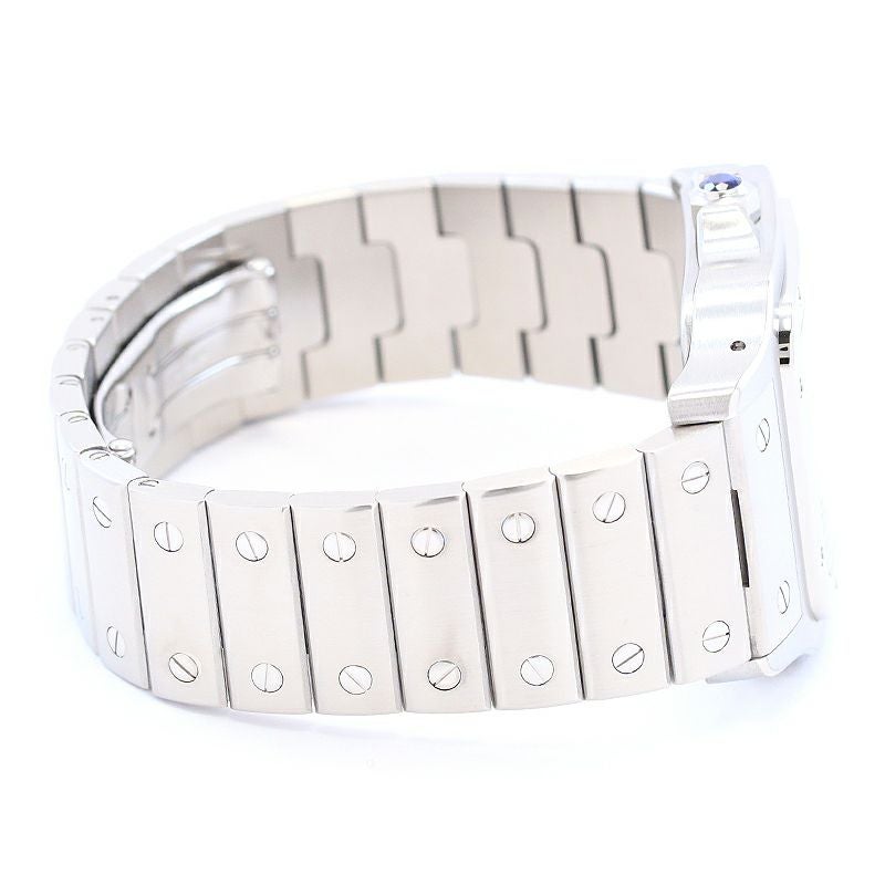 カルティエ Cartier サントスガルベ SM W20024D6 レディース 腕時計 アイボリー クォーツ ウォッチ Santos Galbee 90317039 Cartier Santos Galbee SM W20024D6 Quartz Cream Dial Ladies Watch