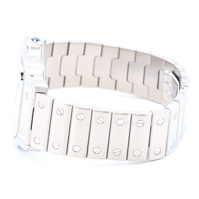 カルティエ Cartier サントスガルベSM ヴィンテージ W20017D6 レディース 腕時計 アイボリー クォーツ ウォッチ Santos Galbee VLP 90254220 中古】CARTIER SANTOS GALBEE EXTRA-LARGE MODEL カルティエ サントス