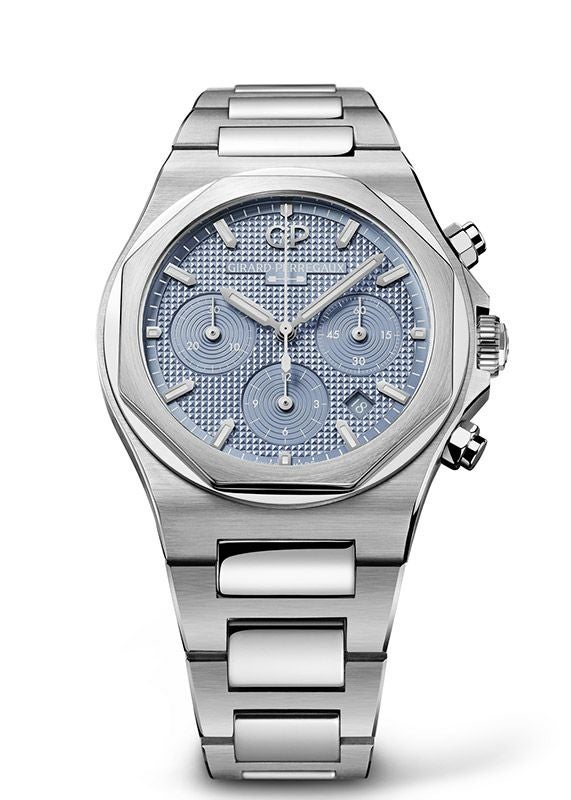 GIRARD-PERREGAUX LAUREATO CHRONOGRAPH ICE BLUE ジラール・ベルゴ ロレアート クロノグラフ アイスブルー 81020-11-3370-1GM