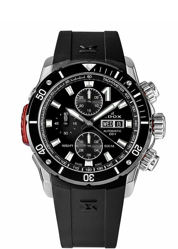 EDOX CHRONOFFSHORE-1 BEZEL LOCK CHRONOGRAPH AUTOMATIC エドックス 