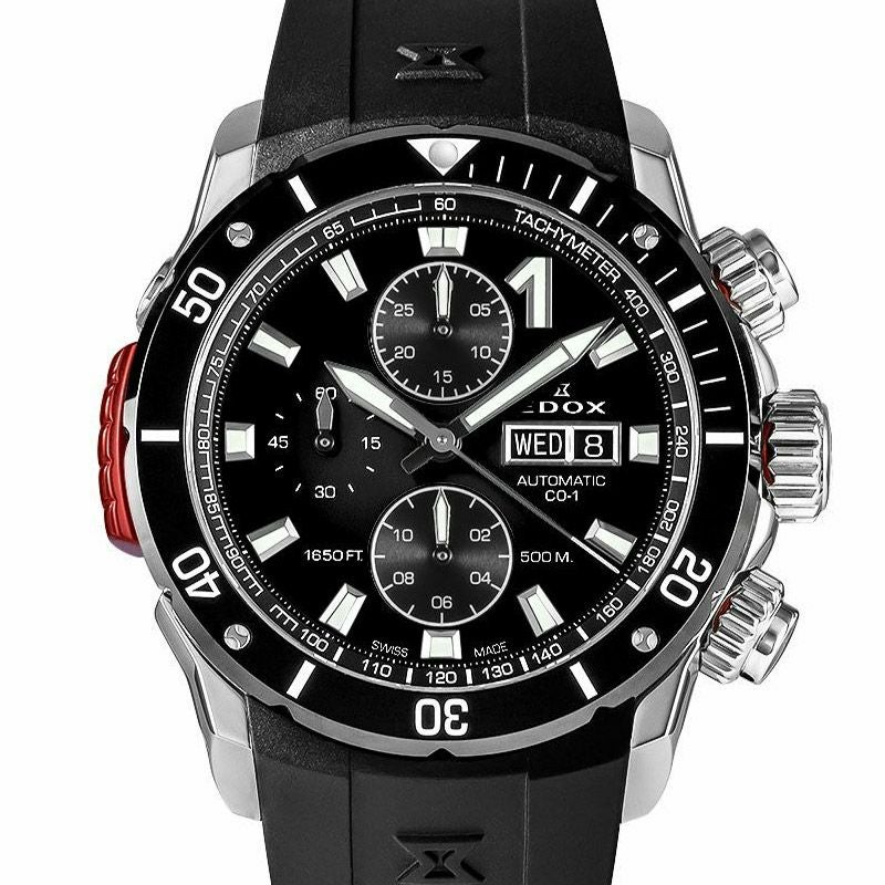 EDOX CHRONOFFSHORE-1 BEZEL LOCK CHRONOGRAPH AUTOMATIC エドックス