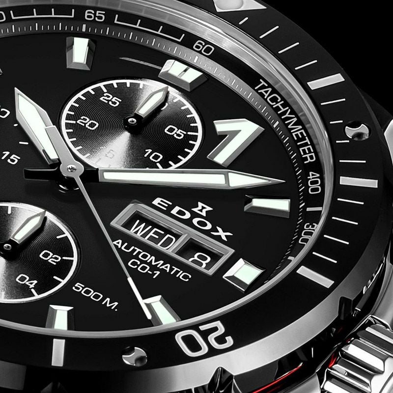 EDOX CHRONOFFSHORE-1 BEZEL LOCK CHRONOGRAPH AUTOMATIC エドックス クロノオフショア1 ベゼルロック クロノグラフ オートマティック 01128-3NRCA-NN