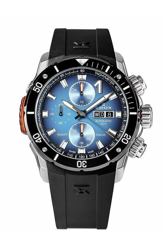 EDOX CHRONOFFSHORE-1 BEZEL LOCK CHRONOGRAPH AUTOMATIC エドックス 
