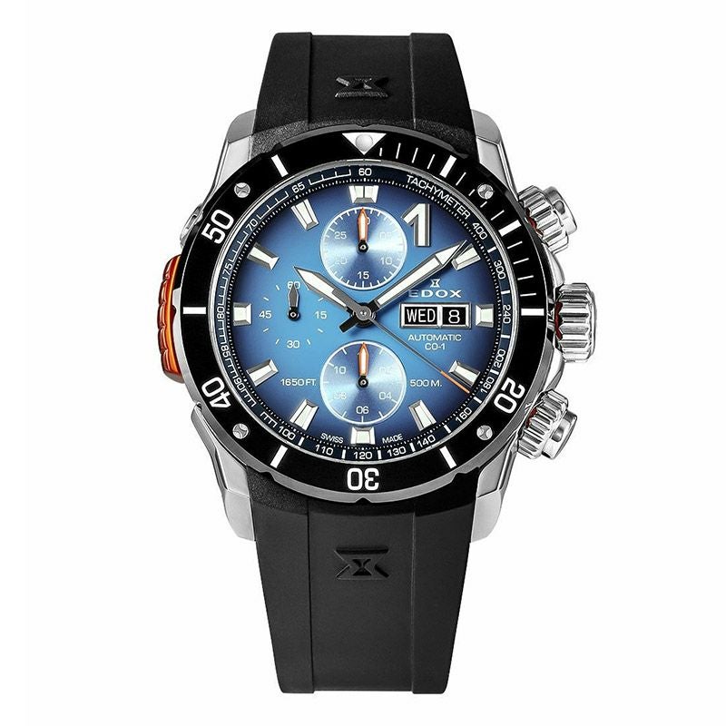EDOX CHRONOFFSHORE-1 BEZEL LOCK CHRONOGRAPH AUTOMATIC エドックス 