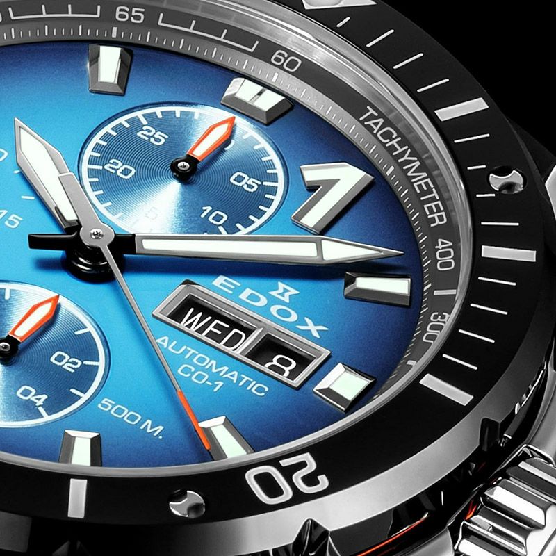 EDOX CHRONOFFSHORE-1 BEZEL LOCK CHRONOGRAPH AUTOMATIC エドックス