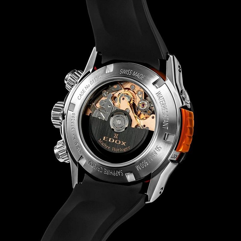 EDOX CHRONOFFSHORE-1 BEZEL LOCK CHRONOGRAPH AUTOMATIC エドックス