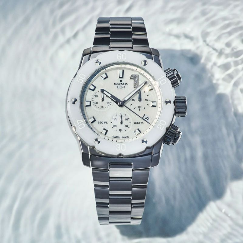 EDOX CHRONOFFSHORE-1 CHRONOLADY エドックス クロノオフショア1