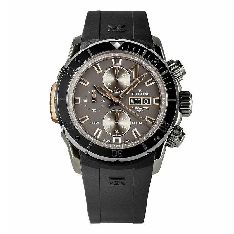 EDOX CHRONOFFSHORE-1 BEZEL LOCK CHRONOGRAPH AUTOMATIC エドックス 