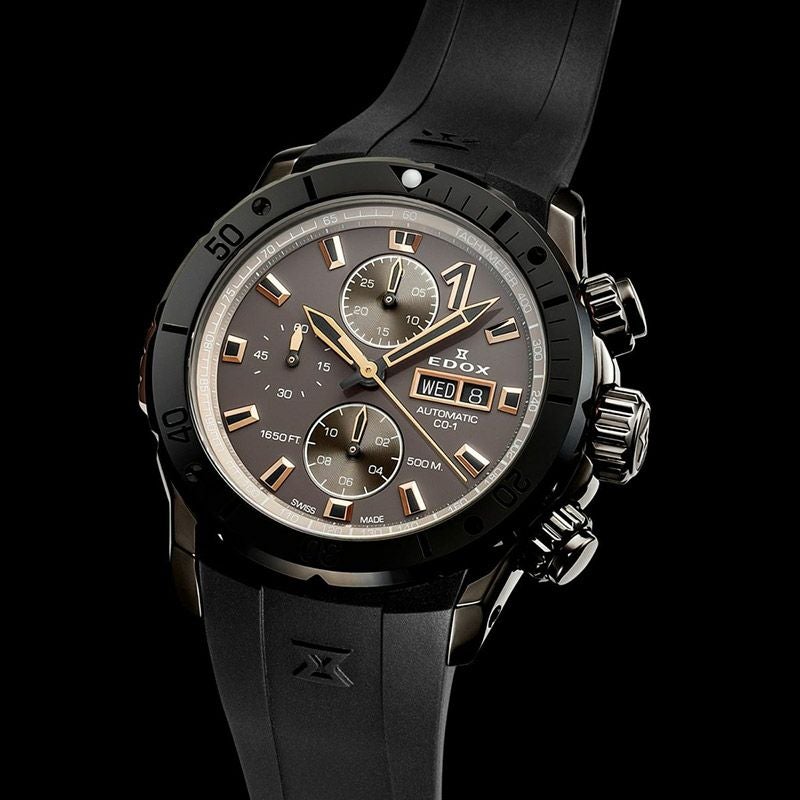 EDOX CHRONOFFSHORE-1 BEZEL LOCK CHRONOGRAPH AUTOMATIC エドックス