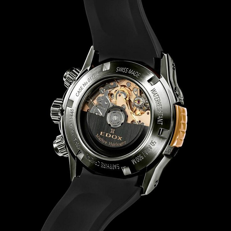 EDOX CHRONOFFSHORE-1 BEZEL LOCK CHRONOGRAPH AUTOMATIC エドックス 