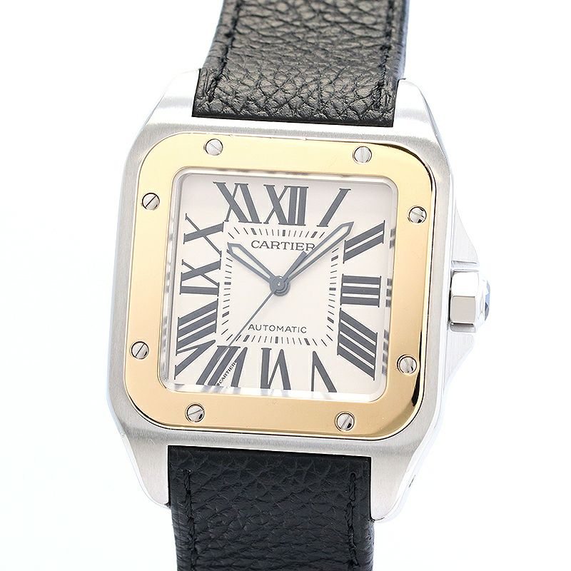 vintage Cartier サントス100チェーントップ 中古】CARTIER SANTOS 100 LARGE MODEL 100TH ANNIVERSARY EDITION