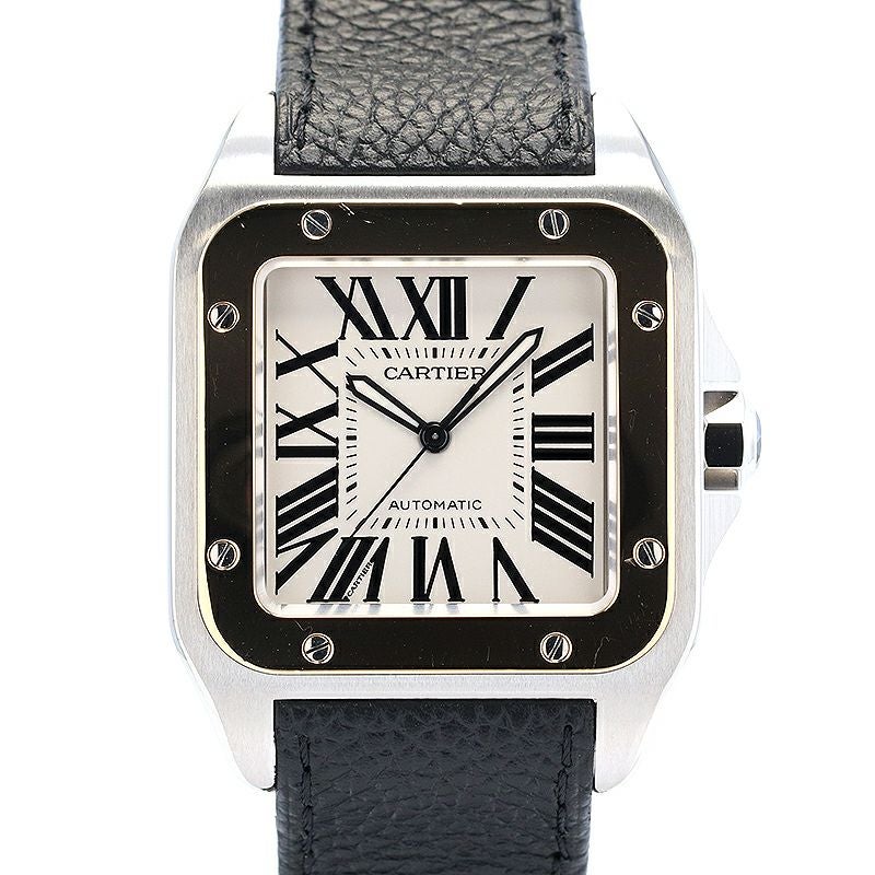 vintage Cartier サントス100チェーントップ 中古】CARTIER SANTOS 100 LARGE MODEL 100TH ANNIVERSARY EDITION