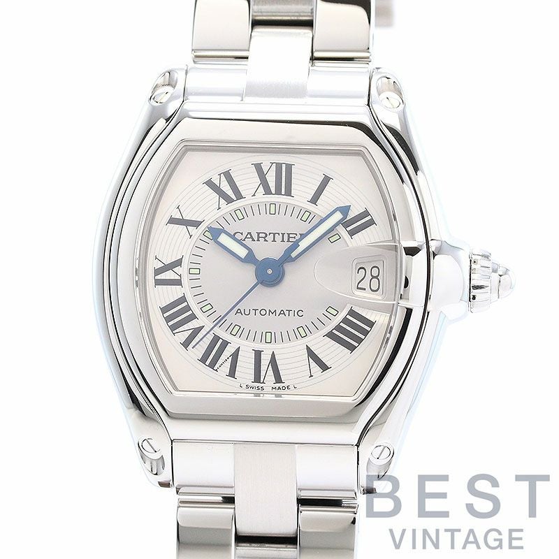 【中古】CARTIER ROADSTER DE CARTIER LARGE MODEL カルティエ ロードスター ドゥ カルティエ LM W62000V3