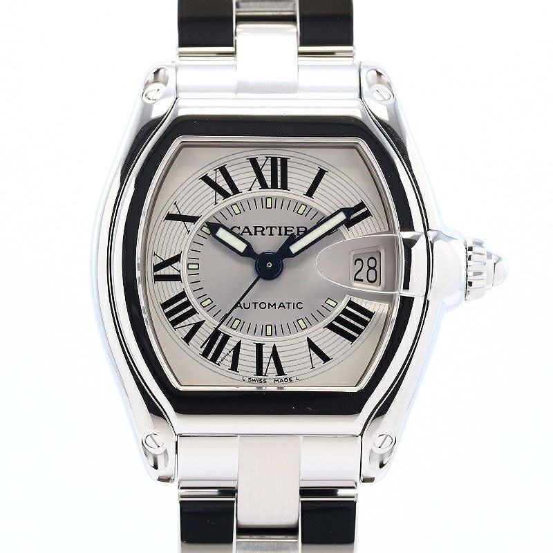 【中古】CARTIER ROADSTER DE CARTIER LARGE MODEL カルティエ ロードスター ドゥ カルティエ LM W62000V3