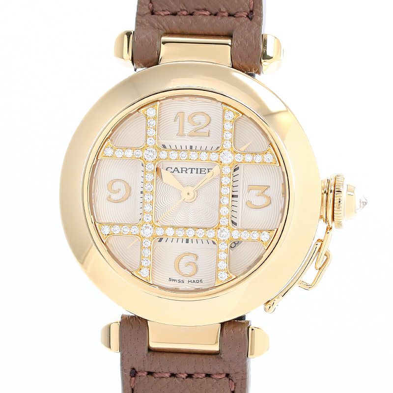 【中古】CARTIER PASHA C DE CARTIER CLASSIC GRID 32MM カルティエ パシャ ドゥ カルティエ クラシック グリッド 32MM WJ108056