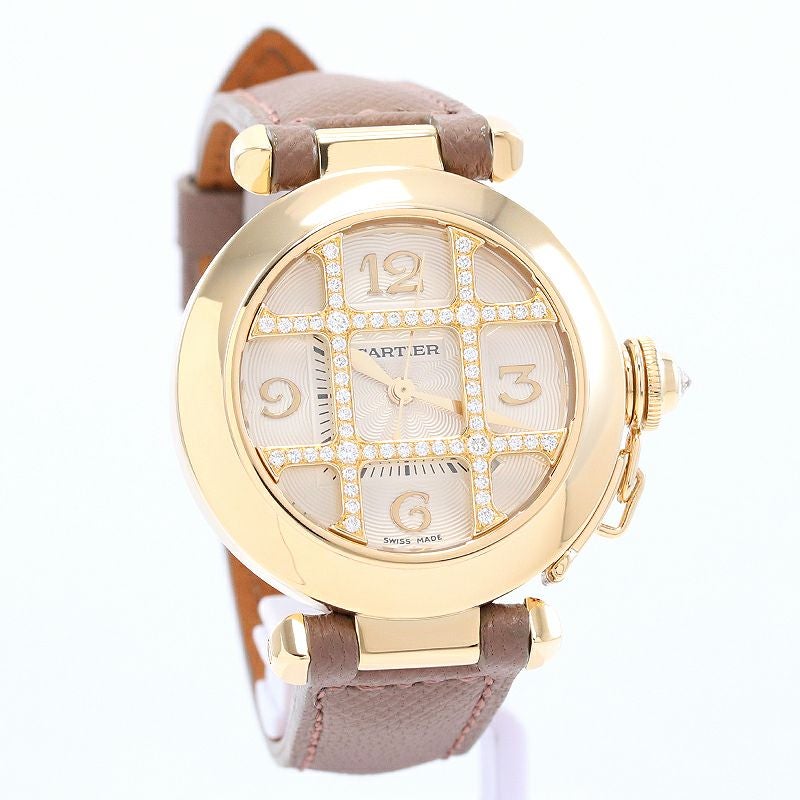 【中古】CARTIER PASHA C DE CARTIER CLASSIC GRID 32MM カルティエ パシャ ドゥ カルティエ クラシック グリッド 32MM WJ108056