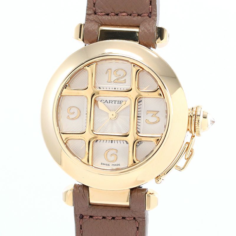 【中古】CARTIER PASHA C DE CARTIER CLASSIC GRID 32MM カルティエ パシャ ドゥ カルティエ クラシック グリッド 32MM WJ108056