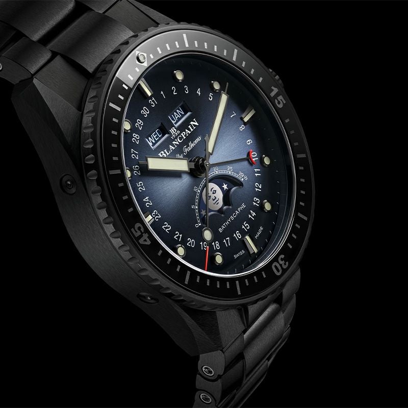 BLANCPAIN FIFTY FATHOMS BATHYSCAPHE QUANTIEME COMPLET PHASES DE LUNE ブランパン フィフティ ファゾムス バチスカーフ コンプリートカレンダー ムーンフェイズ 5054-0140-01S