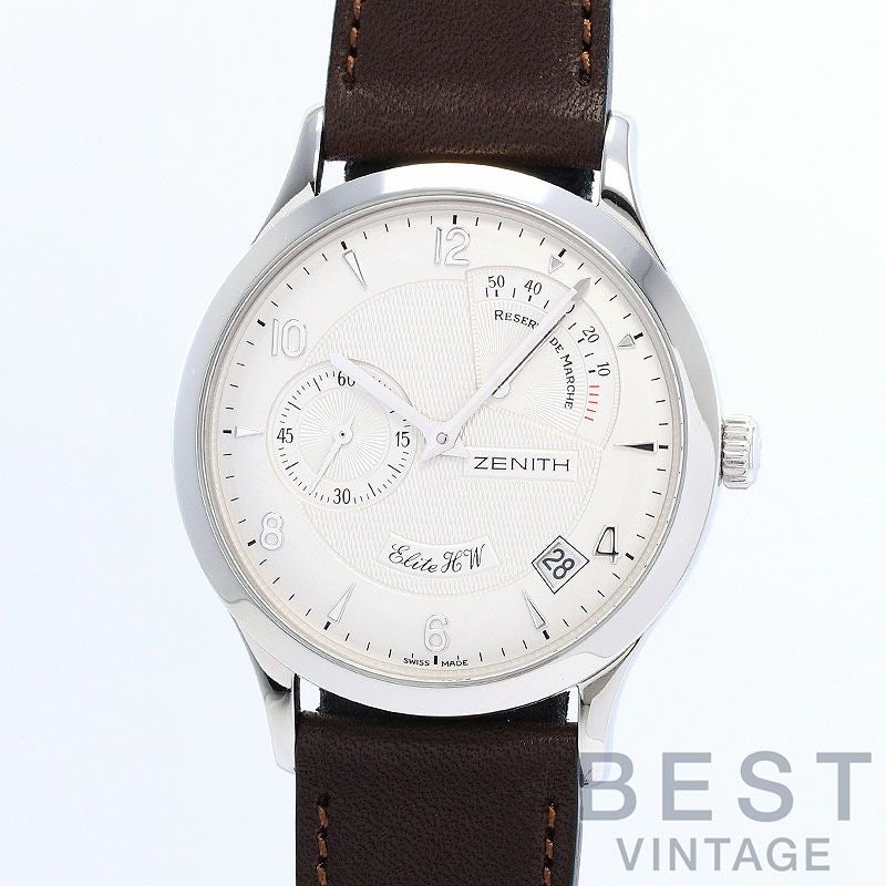 【中古】ZENITH ELITE HW RESERVE DE MARCHE ゼニス エリート HW リザーブ・ド・マルシェ 01.1125.655/01